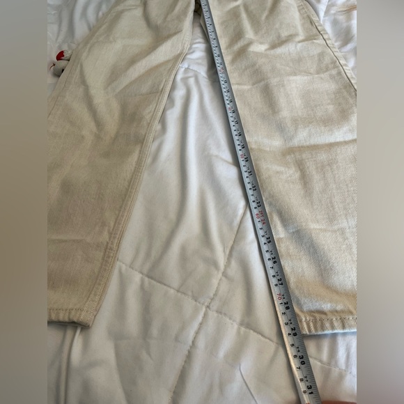 Ksubi 
Brooklyn Mid High Rise Relaxed Straight Leg, Cream Size 25 - Picture 17 of 17